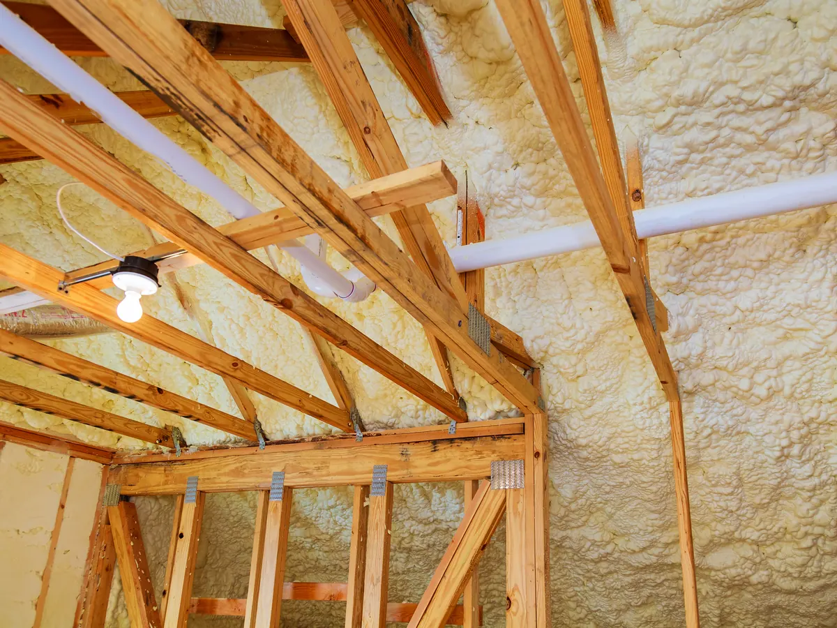 Spray Foam Removal on a home near Stirling